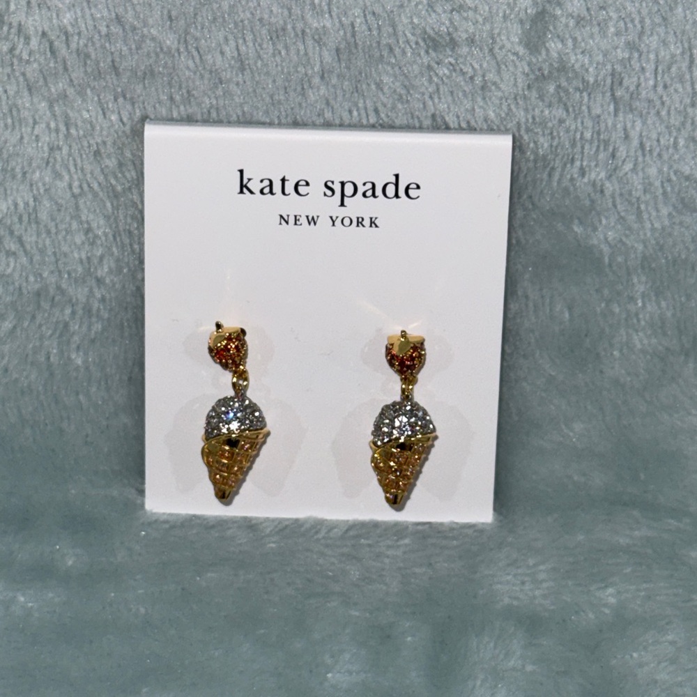 kate spade earrings-what a snack